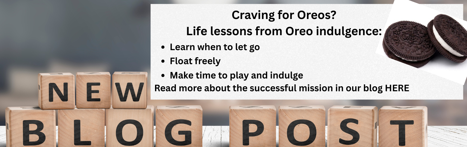 Craving for Oreos? Life lessons from Oreo indulgence: Learn when to let go, float freely, make time to play and indulge. Read more about the successful mission in our blog here
